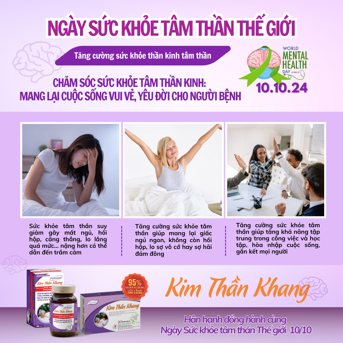 Hướng ứng ngày Sức khỏe tâm thần thế giới 10/10